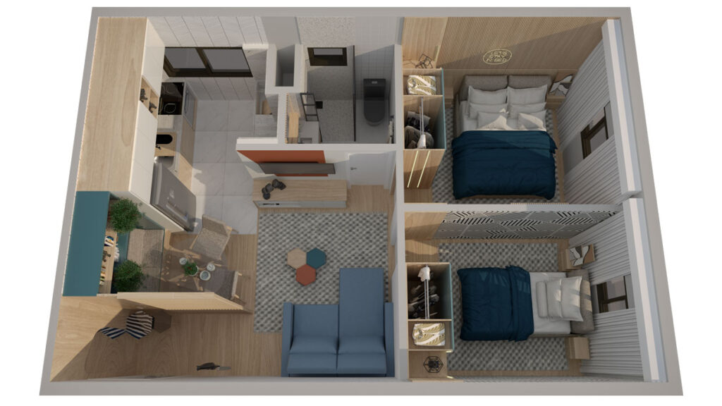 Planta Humanizada 3d